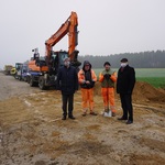 Pierwsze prace na drodze powiatowej przy miejscowości Kędziorowo
