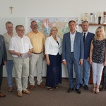 Spotkanie w sprawie podpisania umowy na rozbudowę DP nr 1823B w Rydzewie - Pieniążek